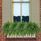 Artificial Boston Fern Bush- Set of 2 Large Artificial Ferns - Image 7
