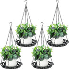 Enhon 4 Pack Plant Hanger, 12 Inch Metal Hanging Planter by Clickhere