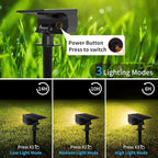 Solar Spot Lights Outdoor 10 Pack, Solar Landscape Spotlights Waterproof - Image 4