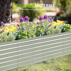 8X2X2ft Galvanized Raised Garden Bed, Outdoor Planter Box Metal Patio Kit - Image 5