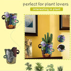 Picasso Abstract Face Flower Pot, Unique Resin Crafted Planter - Image 4