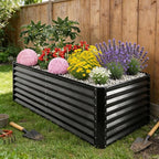 GARDMAX 6x3x1FT Raised Garden Bed Kit, Metal Planter Boxes Outdoor - Image 6