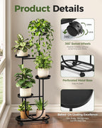 Bamworld Tall Plant Stand Indoor Outdoor Plant Stand - Image 4
