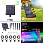 Solar Pond Lights, 18 LED Super Bright RGB LED Underwater Spotlights Color - Image 4