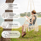 SUNCREAT Hammock Chair Macrame Swing - Image 4