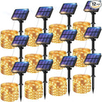12 Pack Solar String Lights Outdoor, Total 960LED 396FT Solar Fairy Twinkle by btfarmdecorativelighting