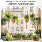 EBOOT 2 Pack 33 Inch Large Macrame Plant Hanger Rope to Hang Flower Pot Plant - Image 4