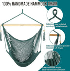 JoyView Hammock Chair with Spreader Bar Caribbean Hammock Swing Chair 300 LBS - Image 3