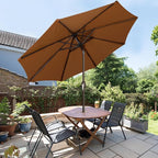 Blissun 9' Outdoor Patio Umbrella, Outdoor Table Umbrella, Yard Umbrella - Image 6