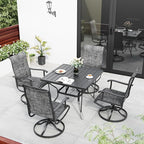 Pamapic 5-Piece Outdoor Dining Set, Patio Dining Set - Image 7