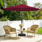 MEWAY 9ft Patio Umbrella Outdoor Table Umbrellas - Image 2