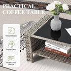 HOMREST 6 Pieces Outdoor Patio Furniture Set - Image 3