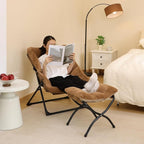 15" Folding Ottoman, Foldable Footrest Stool, Portable Small Foot Stool - Image 4