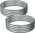 2PCS 4x4x1FT Galvanized Raised Garden Bed Kit, Vegetable Boxes-Round Metal by Yortrek