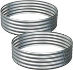 2PCS 4x4x1FT Galvanized Raised Garden Bed Kit, Vegetable Boxes-Round Metal by Yortrek