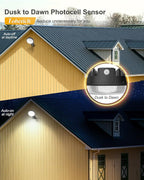 LED Barn Light 2 Packs, 150W 20000LM Yard Area Lights Dusk to Dawn Outdoor - Image 3