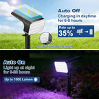 LANSOW 12 Pack Solar Spot Lights Outdoor Color Changing, 7 Modes Waterproof - Image 7