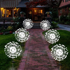 Solar Garden Lights Solar Firework Light Outdoor Waterproof 2 Pack Solar - Image 4