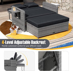 RELAX4LIFE Wicker Patio Outdoor Daybed - Image 4