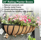 DUNCHATY Railing Planter Window Box - Image 2