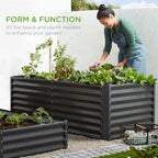 Best Choice Products 6x3x2ft Outdoor Metal Raised Garden Bed, Deep Root Box - Image 7