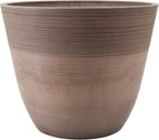 PSW Pot Collection FM30TP 12-inch Plastic/Stone/Wood Composite Large Ribbed - Image 2