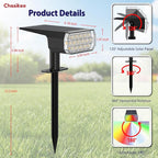 Solar Lights Outdoor Waterproof, LED Solar Spot Lights Outdoor, 7 Color - Image 4