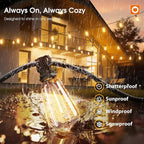 addlon 200FT Outdoor String Lights - Image 3