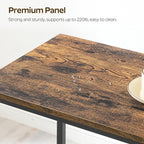55" Long Bar Table, Counter Bar Height Table, High Top Table, Rectangular - Image 7