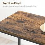 63" Long Bar Table, Counter Bar Height Table, High Top Table, Rectangular Bar - Image 5