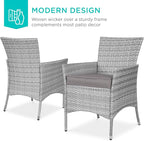 Best Choice Products 5-Piece Indoor Outdoor Wicker Dining Set Furniture - Image 2