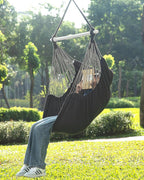 ADVOKAIR Hammock Chair Swing, Heavy-Duty Hanging Rope Swing Seat Supports 500 - Image 2