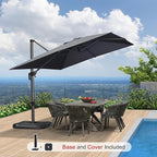 PURPLE LEAF 9'×11.5' Cantilever Patio Umbrella - Image 3