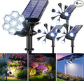 Solar Spot Lights Outdoor 1000LM, IP68 Waterproof Solar Lights Outdoor by AOUNQ