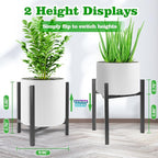 Airpark Plant Stand Indoor Adjustable, Metal Modern Plant Stand, Heavy Duty - Image 3