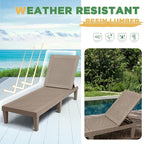 Greesum Outdoor Chaise Lounge Chairs Set of 4 - Image 7