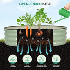 Galvanized Raised Garden Bed Outdoor - Image 5