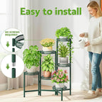 Metal Plant Stands Indoor Outdoor, 6 Tier Plant Stand Corner Plant Shelf - Image 6