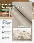 Aluminum Outdoor Patio Furniture Set - Image 4