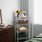 1000 lbs 4 Tier Shelf Metal Storage Shelves Wire Rack Closet Organizers - Image 5