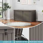 Outdoor Storage Box, Resin Deck Boxes Indoor and outdoor, Waterproof Storage - Image 7