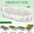 2 Pack Garden Netting for Raised Beds, 55.1" x 30" x 19.6" Garden Bed Insect - Image 2