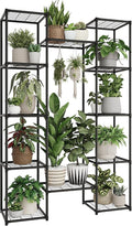Metal Plant Stand Outdoor 62.2" Tall Plant Shelf by Gentingbro
