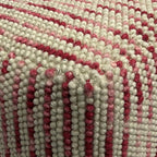SIMPLIHOME Zoey Boho Cube Woven Pouf in Maroon Cotton and Wool - Image 4
