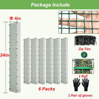 60"/40"/24" Metal Moss Pole, D Shape Sphagnum Moss Pole, Moss Poles - Image 5