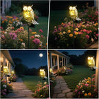 Solar Lights Outdoor Decor, Solar Owl Yard Decorations Outdoor, Garden - Image 5