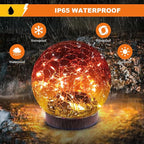 Solar Globe Lights Outdoor Waterproof-Solar Balls-Solar Garden Lights-Orbs - Image 2