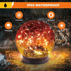 Solar Globe Lights Outdoor Waterproof-Solar Balls-Solar Garden Lights-Orbs - Image 2