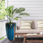 2 Packs 21 inch Tall Planter, Indoor Outdoor Round Planter - Image 2