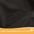HolidayIdeas Outdoor Curtains for Patio Waterproof, 2 Panels - Image 2